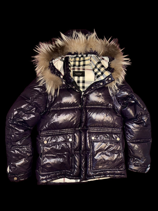 00s burrbery jacket with fur