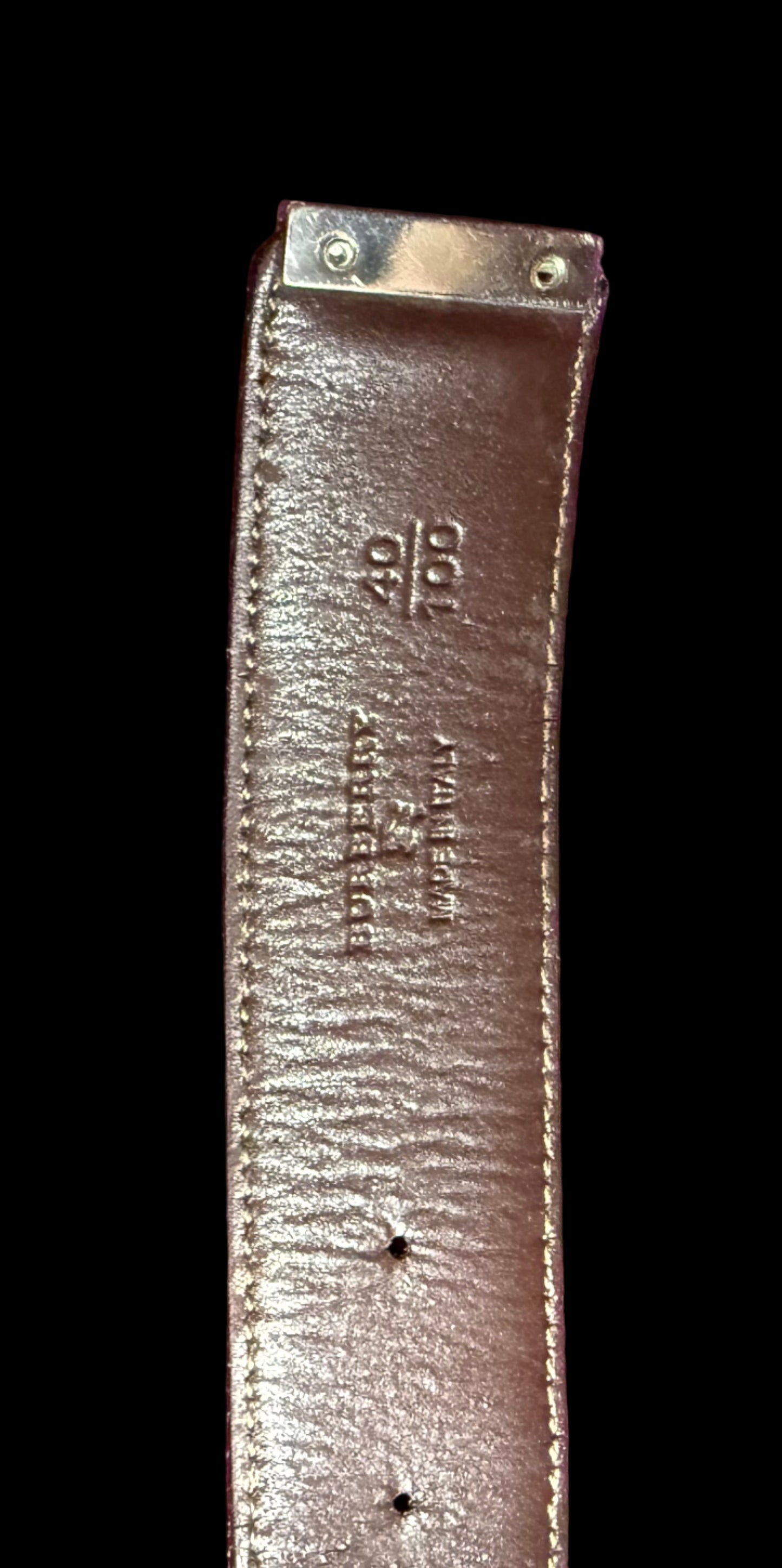 Vintage burberry belt