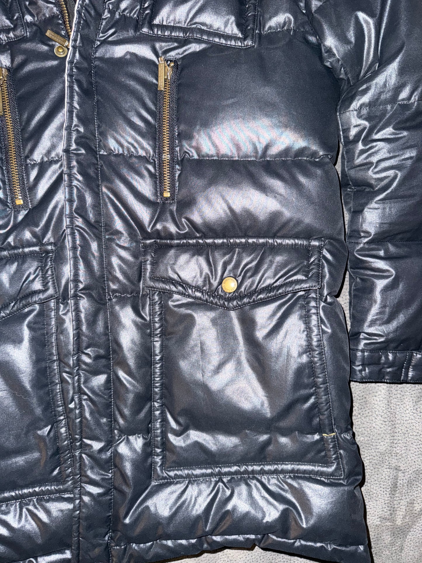 00s Burrbery black label puffer