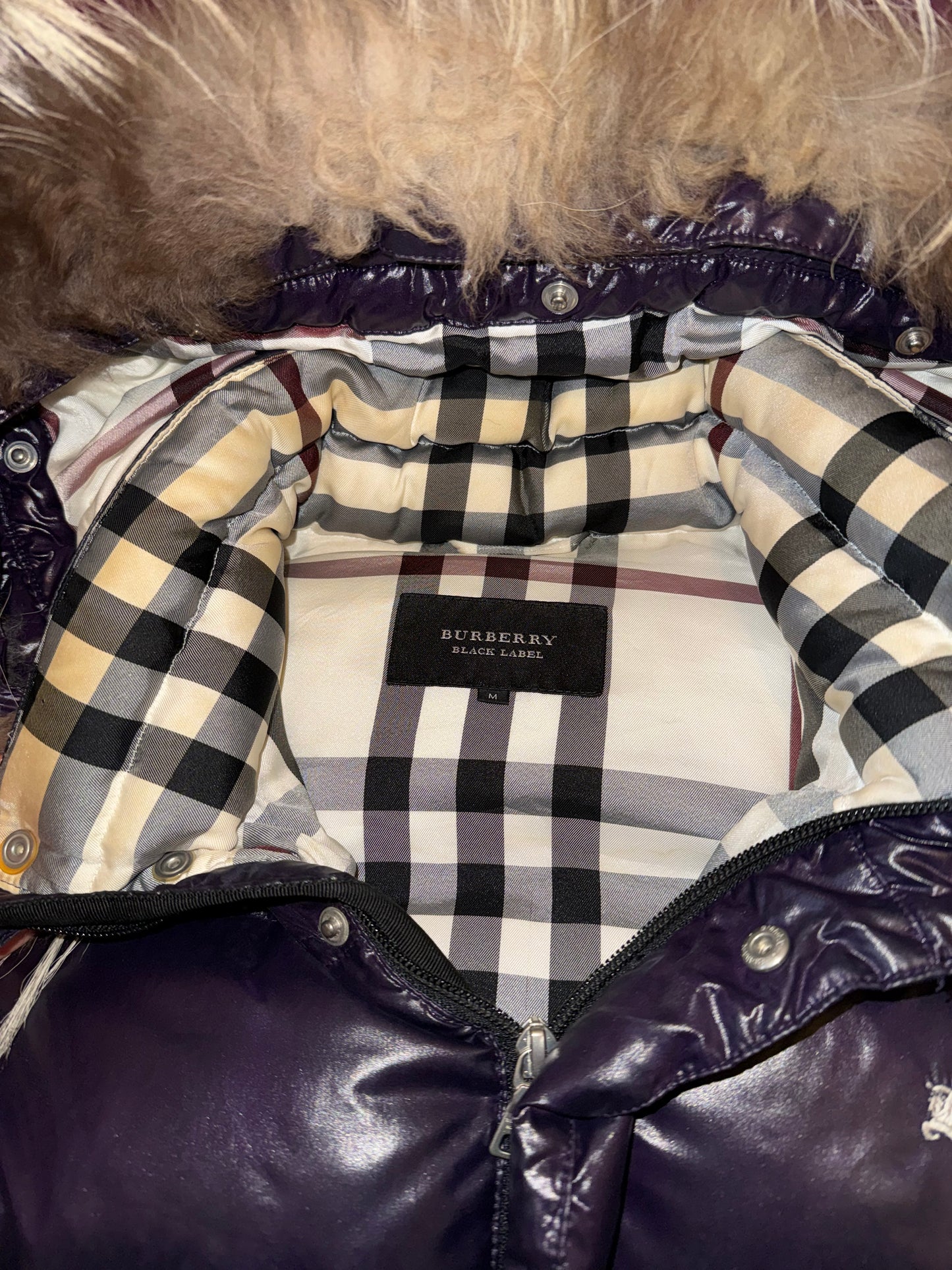 00s burrbery jacket with fur