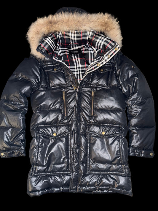 00s Burrbery black label puffer